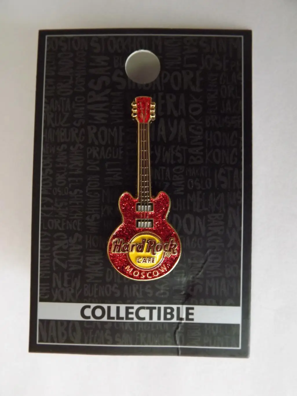 Hard Rock cafe / Хард Рок кафе Москва. Гитара (красная)