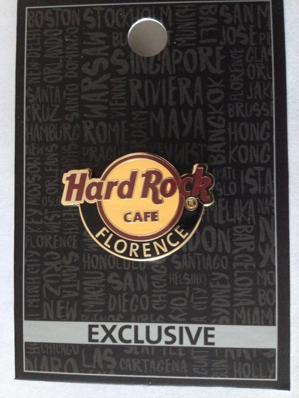 Hard Rock cafe / Хард Рок кафе . Флоренция Классический логотип.
