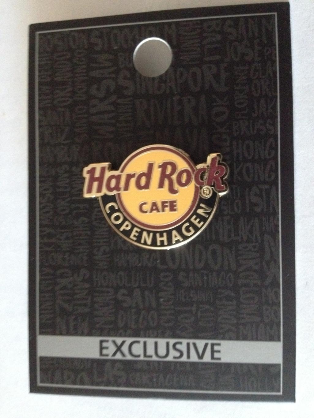 Hard Rock cafe / Хард Рок кафе . Копенгаген Классический логотип.