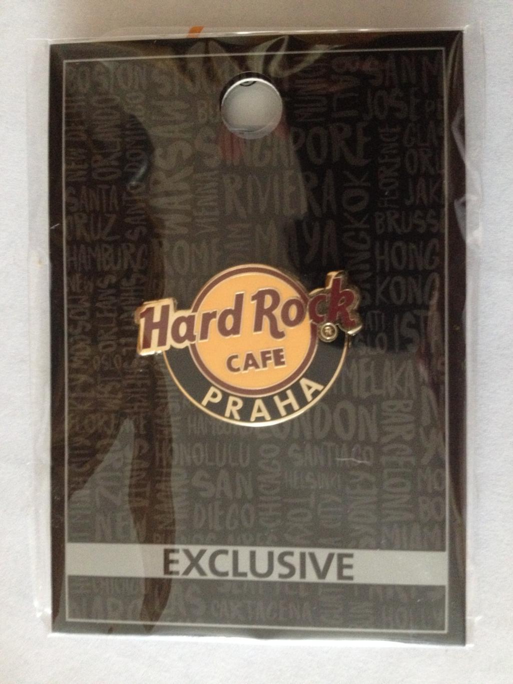 Hard Rock cafe / Хард Рок кафе . Прага (Чешский язык) Классический логотип.