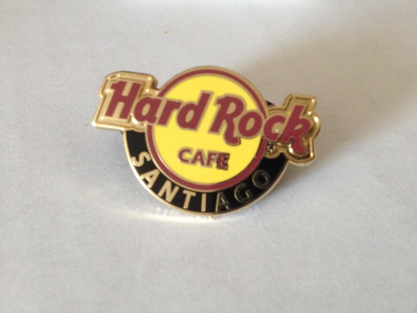 Hard Rock cafe / Хард Рок кафе . Сантьяго Классический логотип.