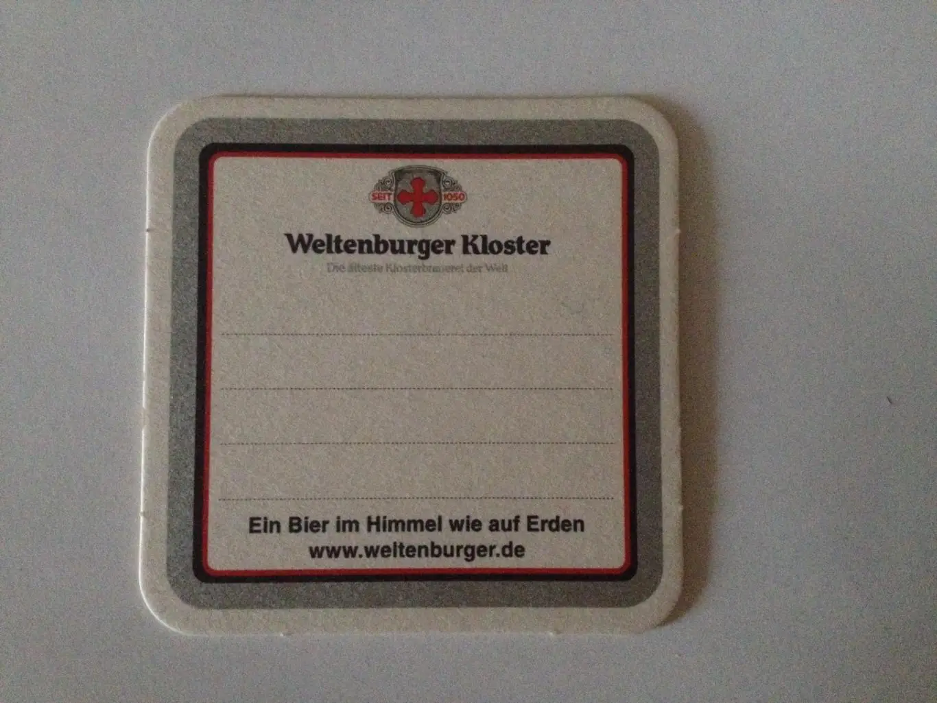 Бирдекель Weltenburger Kloster (подставка под пивной стакан / бокал) Вид 1 1