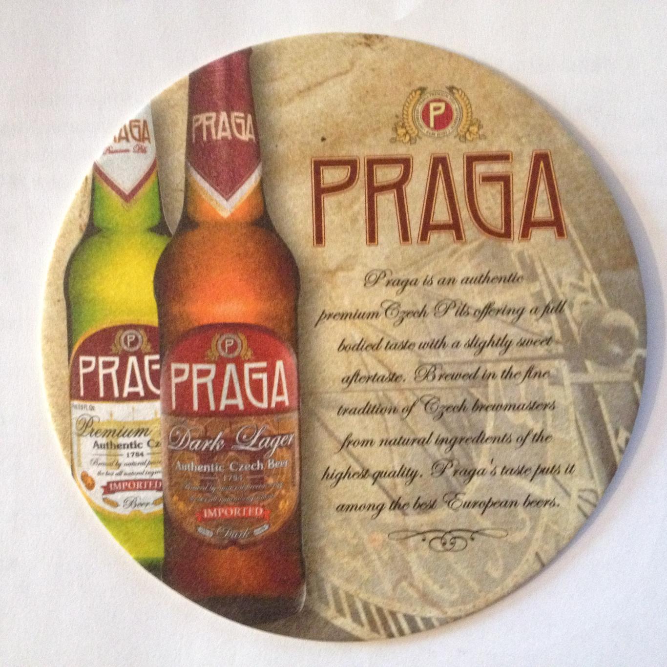 Бирдекель Praga (подставка под пивной стакан / бокал) 1