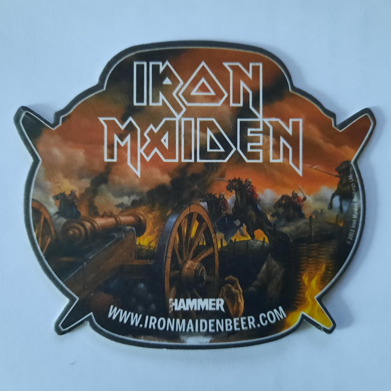 Бирдекель Iron Maiden (Aйрон Mейден) (подставка под пивной стакан / бокал) Вид 2