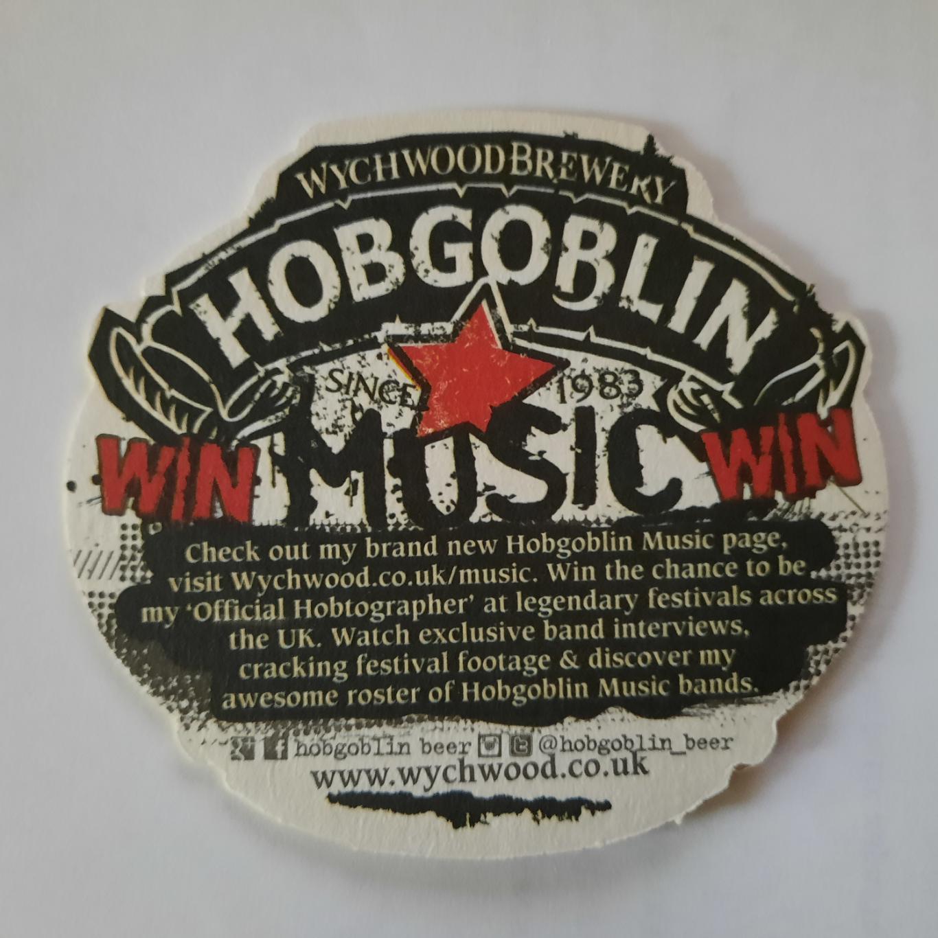 Бирдекель (подставка под пивной стакан / бокал) Hobgoblin ( Хобгоблин ) вид 9 1