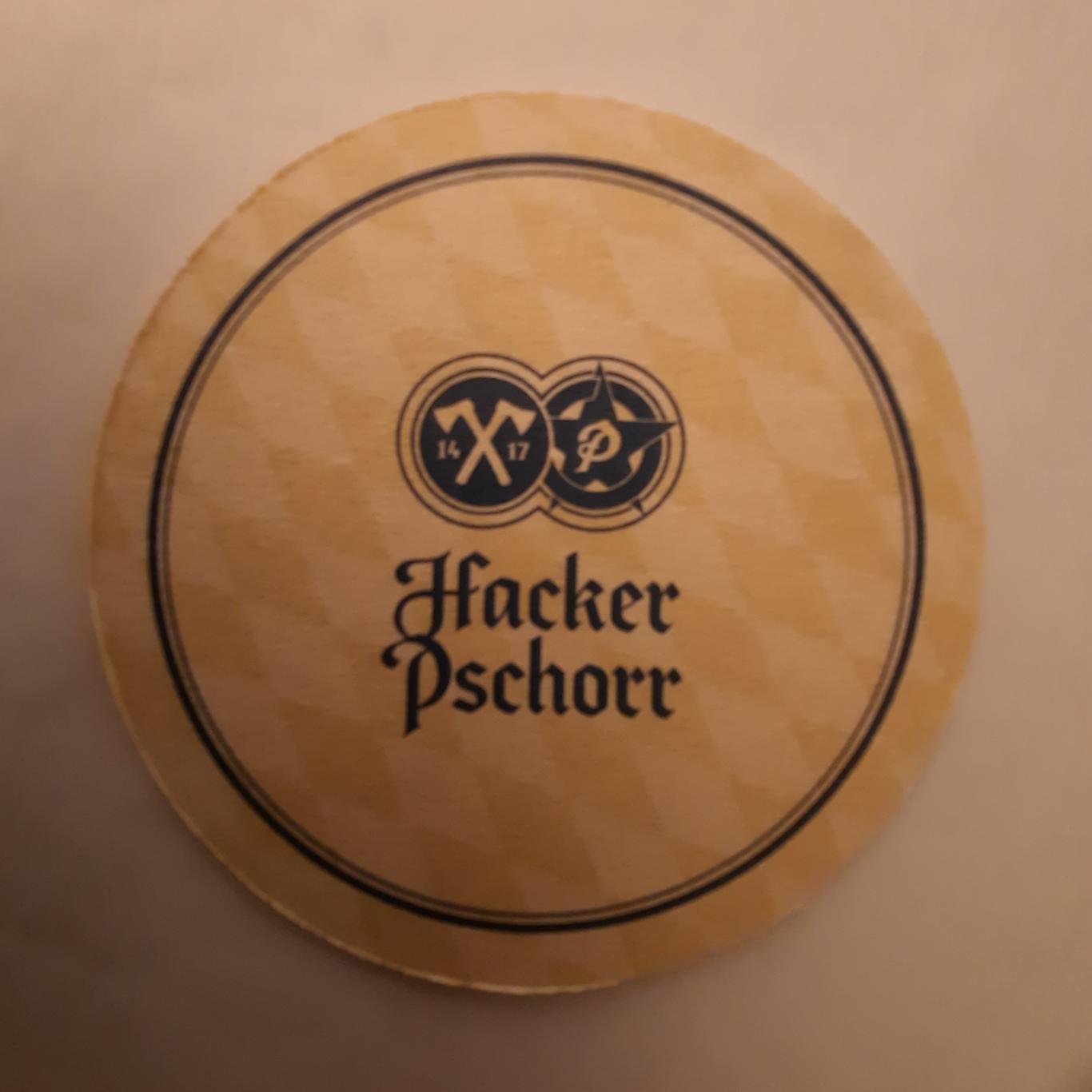 Бирдекель Hacker Pschorr (подставка под пивной стакан / бокал) 1