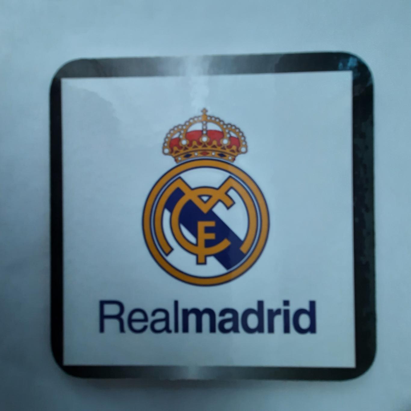 Бирдекель Реал Мадрид. Пробка (подставка под пивной стакан / бокал) вид 1