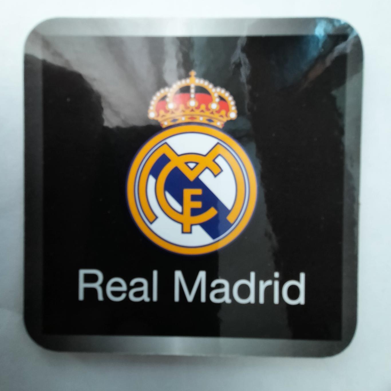 Бирдекель Реал Мадрид. Пробка (подставка под пивной стакан / бокал) вид 2