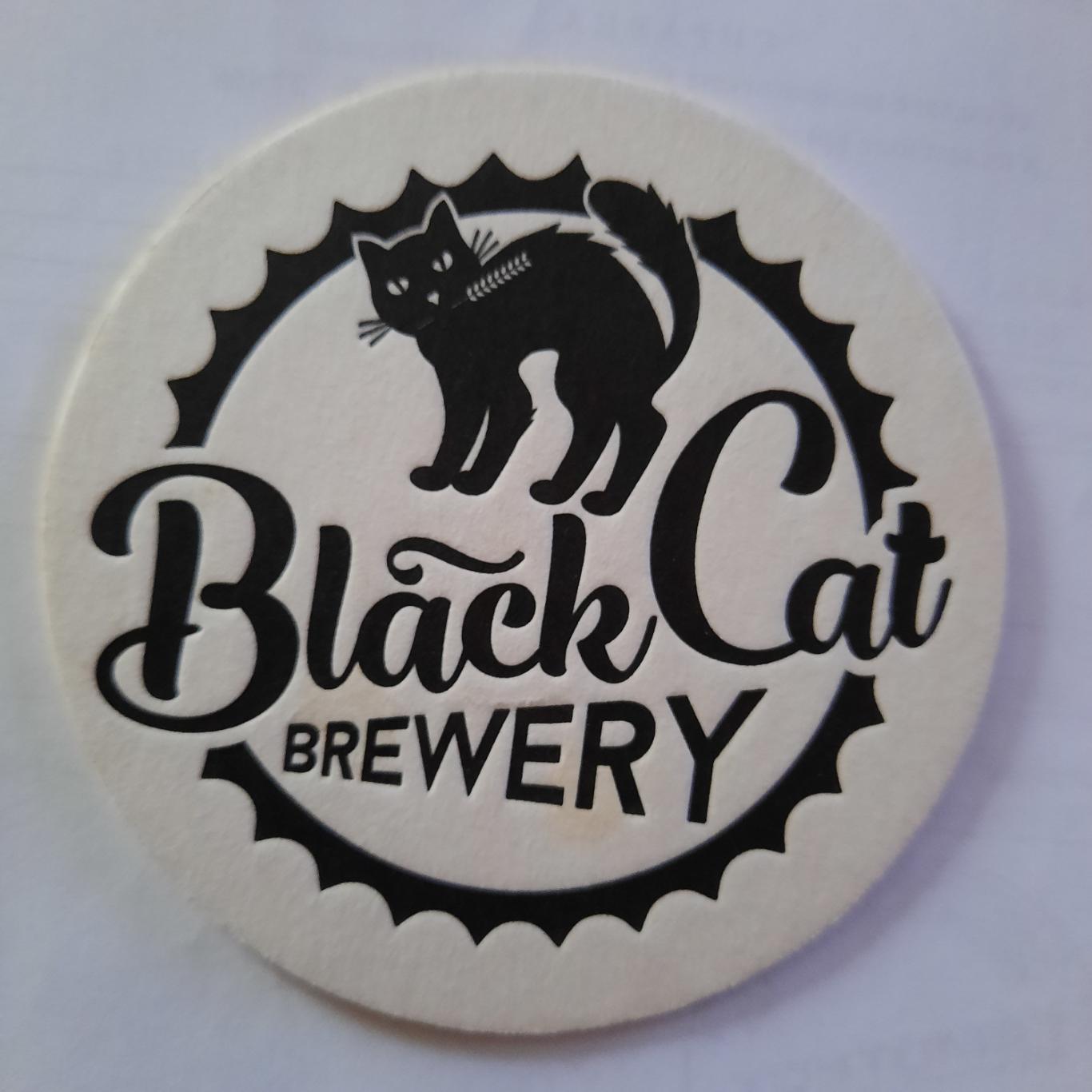 Бирдекель BLACK CAT (подставка под пивной стакан / бокал).