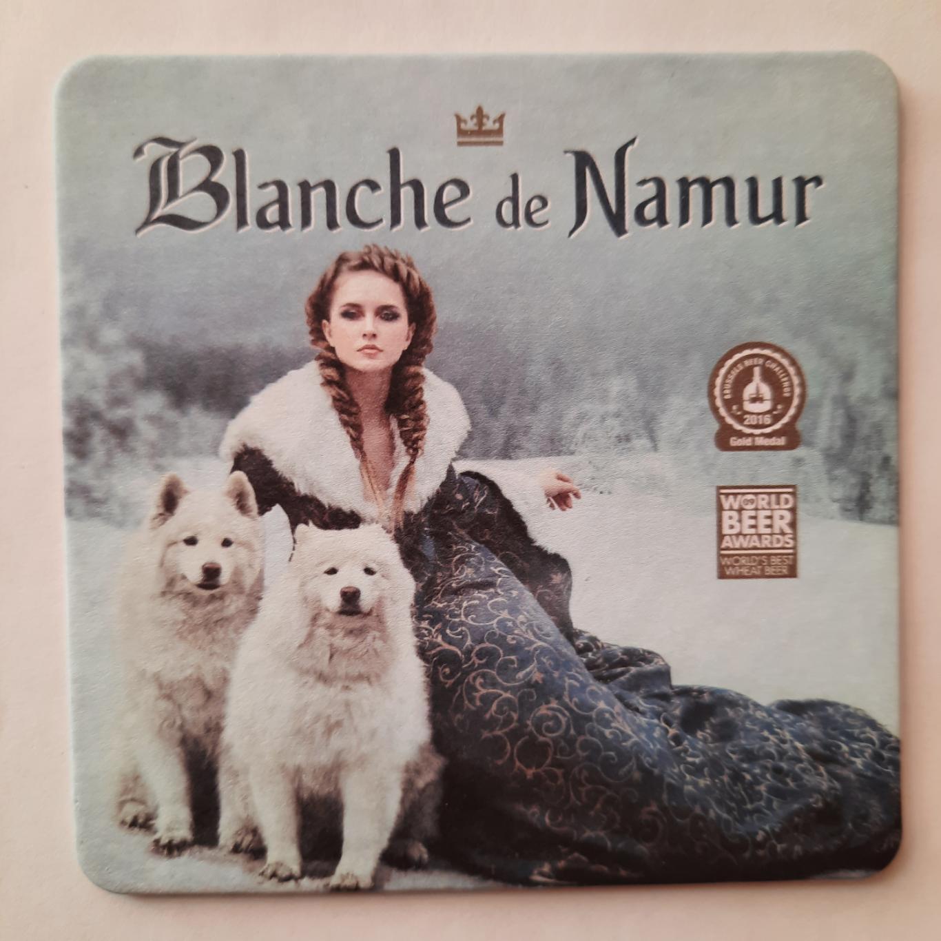 Бирдекель BLANCHE DE NAMUR (подставка под пивной стакан / бокал).