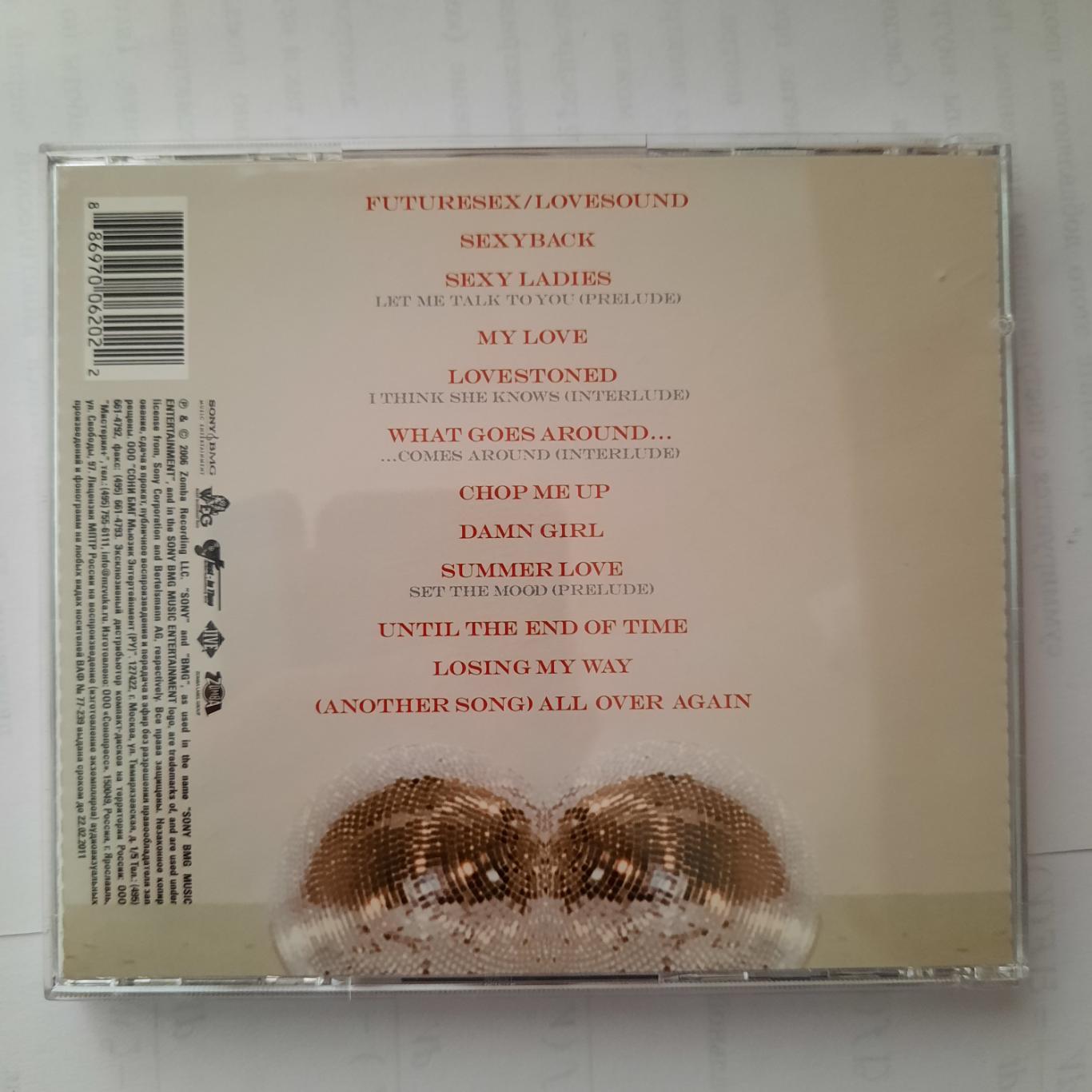 CD диск. Justin Timberlake 1