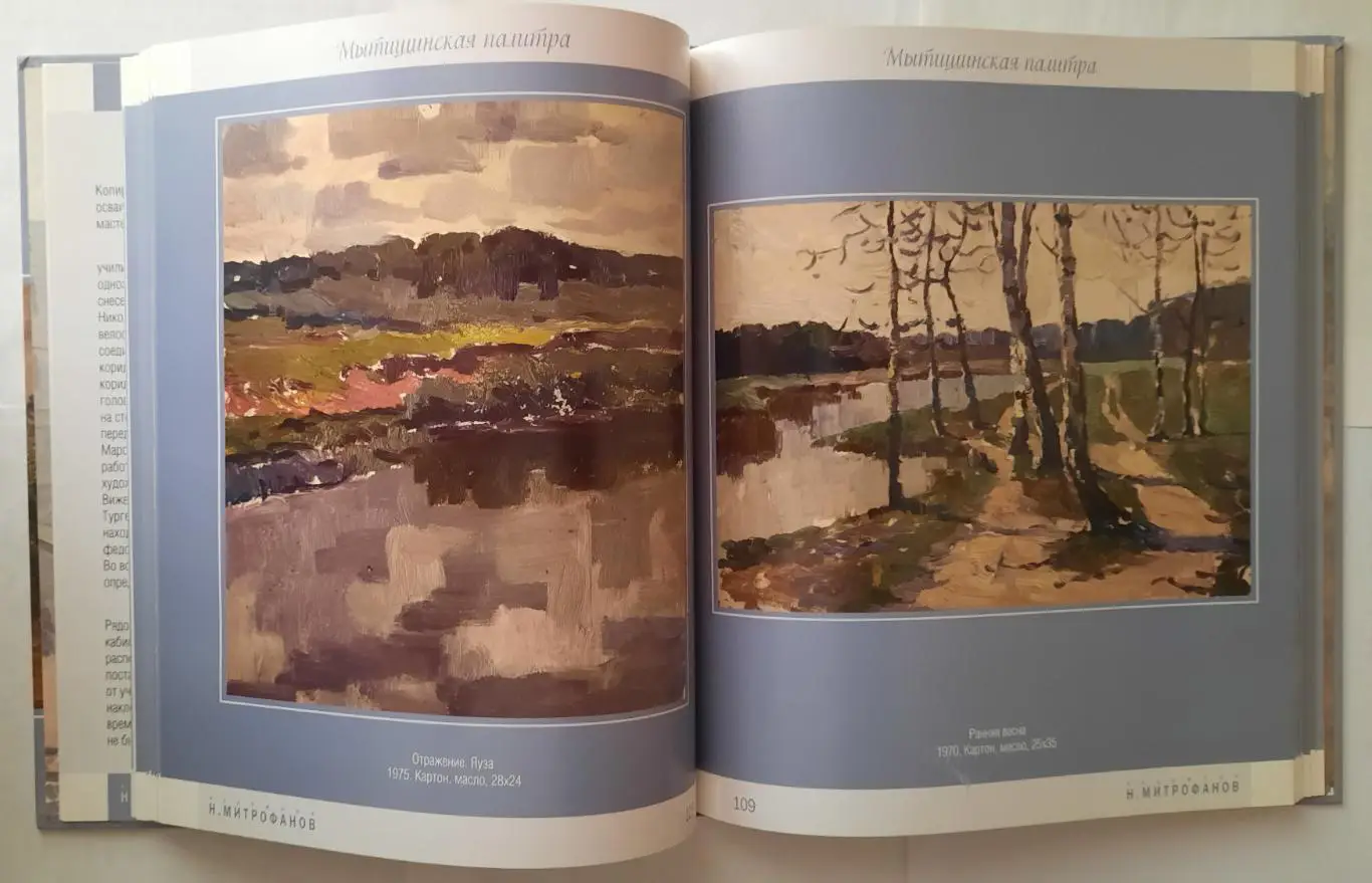 Книга - фотоальбом. Художник Н. Митрофанов «Мытищинская палитра» 3