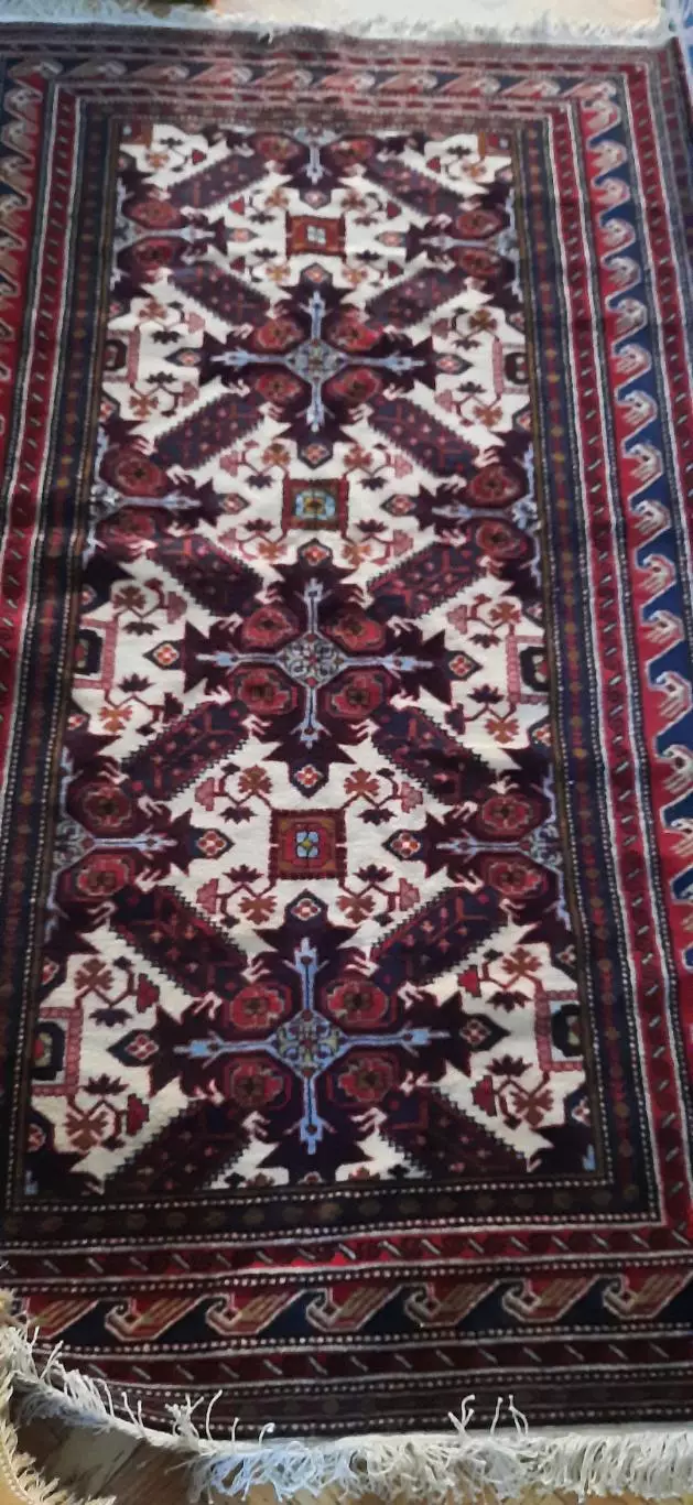 Ковёр Дагестанский (Куруш), шерстяной. Размер 210 х 121 см. 1