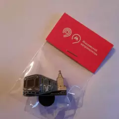 Значок Вагоны метро (вид 1).