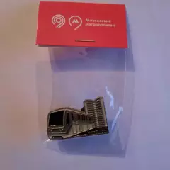 Значок Вагоны метро (вид 4).