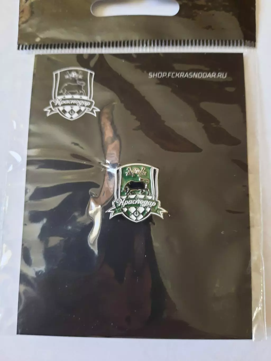 Значок логотип футбольного клуба Краснодар (официальный) вид 1 . 1