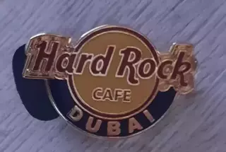 Значок Хард Рок Кафе «hard rock cafe» Дубай. Логотип (мини).