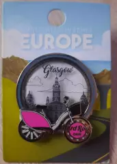 Значок Хард Рок Кафе «hard rock cafe» Глазго. Транспорт.