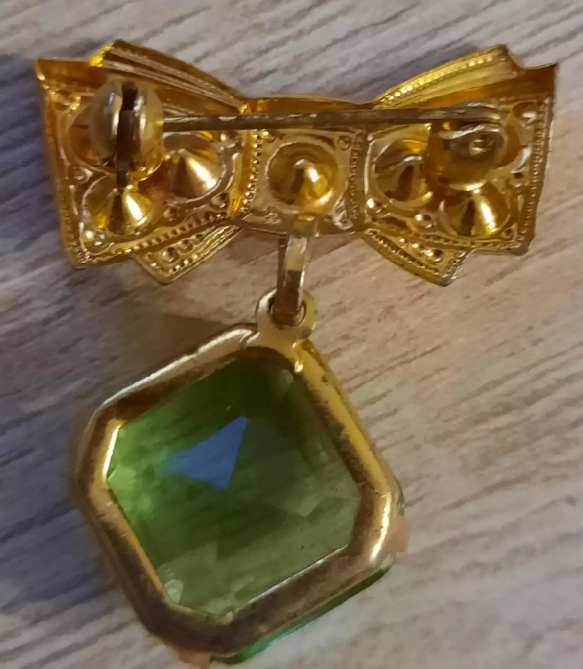 Брошь Чешская бижутерия. Старая, винтажная. 1