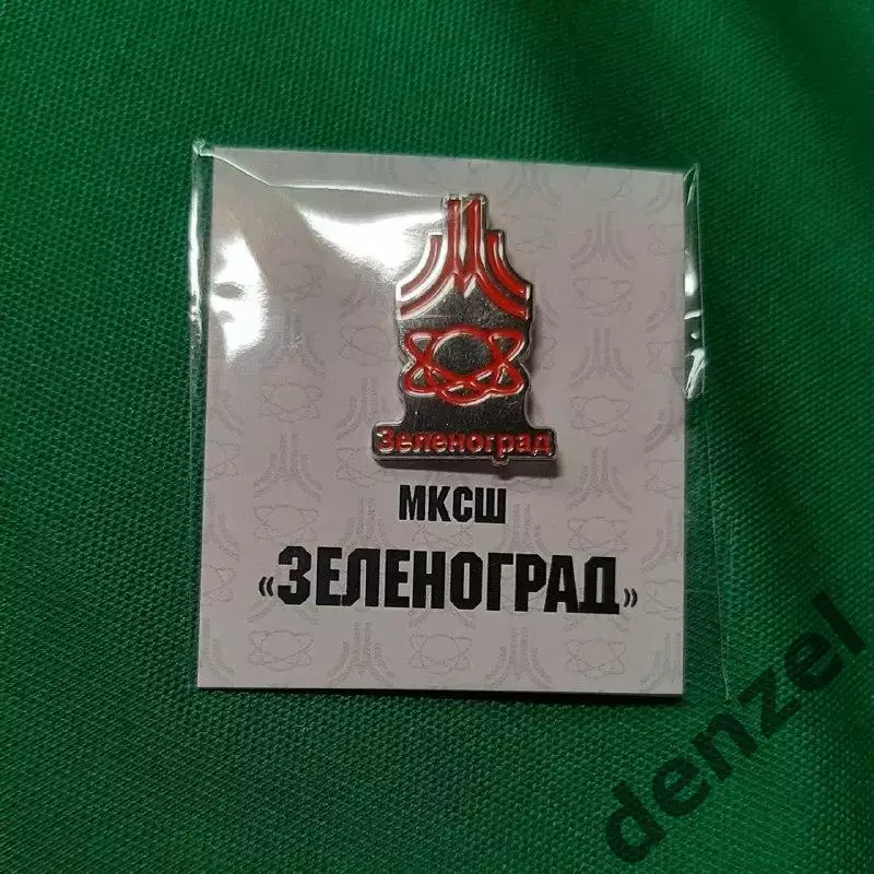 Значок МКСШ Зеленоград (красный)