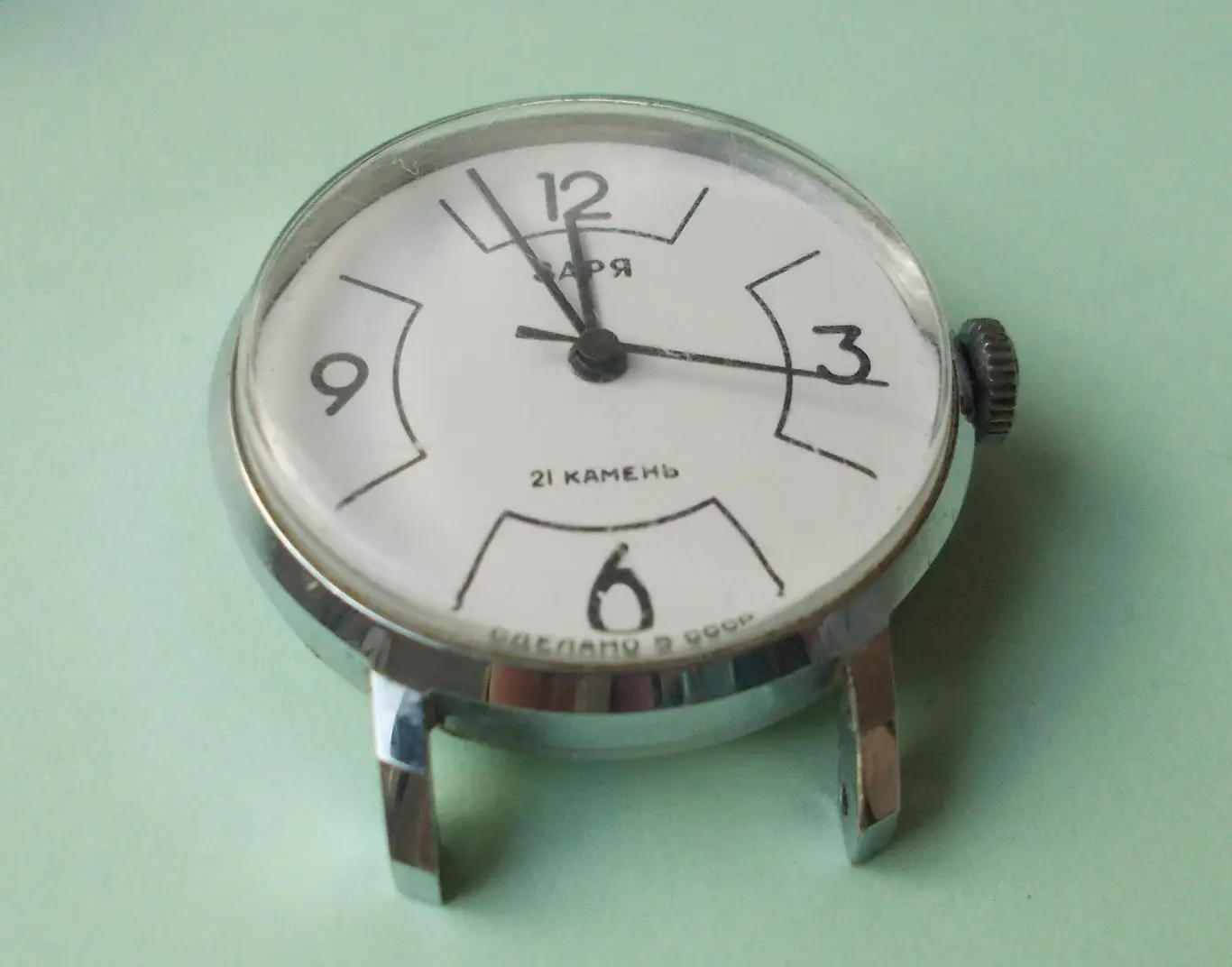 Часы механические женские Заря 21 камень СССР 4