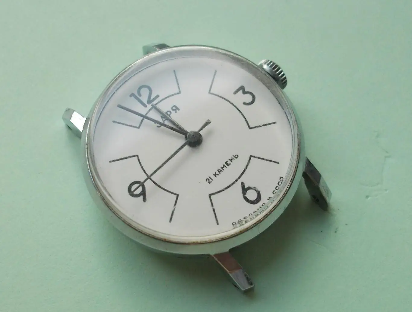 Часы механические женские Заря 21 камень СССР 6
