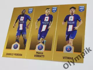 FIFA 365 2023 №219 PEREIRA / VERRATTI / VITINHA / PARIS SAINT-GERMAIN Франция