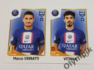 FIFA 365 2023 №224 VERRATTI / VITINHA / PARIS SAINT-GERMAIN Франция
