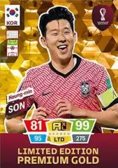 Футбол Карточка ЧМ Катар/Qatar 2022 Сон Хын Мин/Heung-min Son/Корея