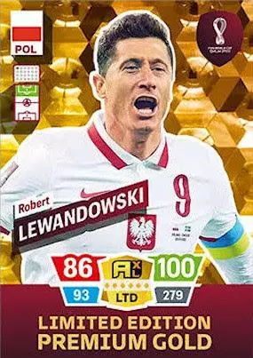 Футбол Карточка ЧМ Катар/Qatar 2022 Роберт Левандовский/Lewandowski (Польша)