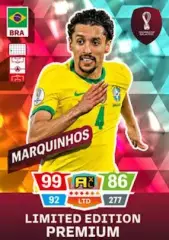 Футбол Карточка ЧМ Катар/Qatar 2022 Маркиньос/Marquinhos (Бразилия)