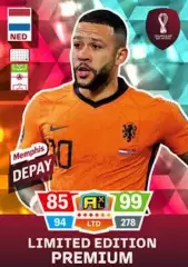 Футбол Карточка ЧМ Катар/Qatar 2022 Мемфис Депай/Depay (Нидерланды)