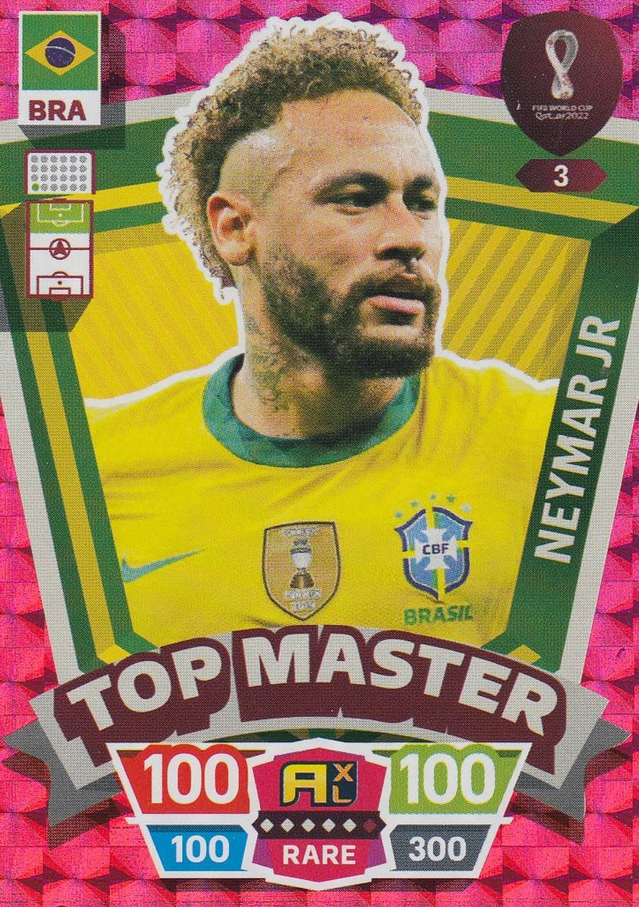 FIFA World Cup Qatar 2022 # 3 Neymar Jr. (Brazil) Top Masters Adrenalyn XL