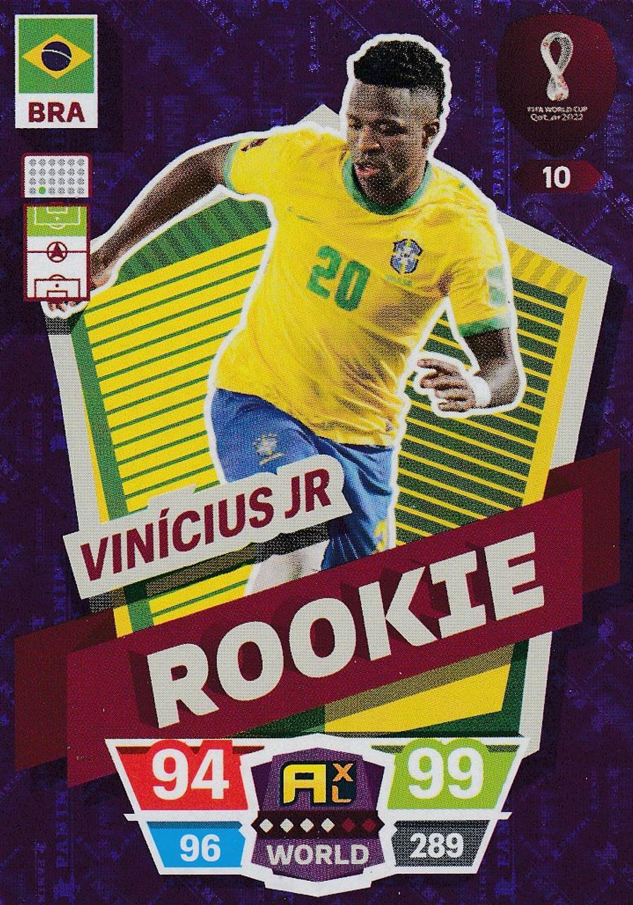 FIFA World Cup Qatar 2022 #10 Vinicius Jr. (Brazil) Rookie Adrenalyn XL