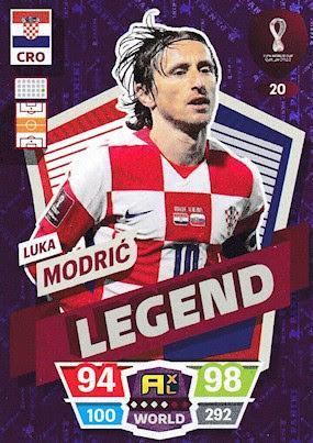 FIFA World Cup Qatar 2022 #20 Luka Modric (Croatia) Legend Adrenalyn XL