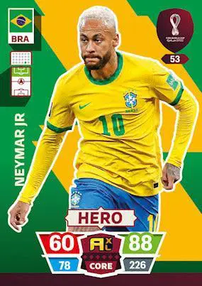FIFA World Cup Qatar 2022 #53 Neymar Jr. (Brazil) Hero Adrenalyn XL