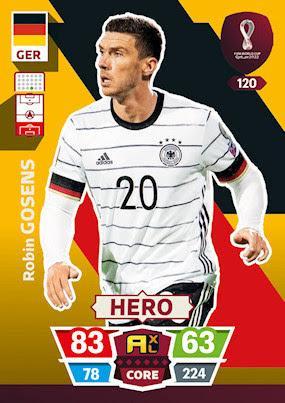 FIFA World Cup Qatar 2022#120 Robin Gosens (Germany) Hero Adrenalyn XL