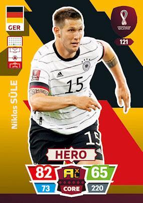 FIFA World Cup Qatar 2022#121 Niklas Sule (Germany) Hero Adrenalyn XL