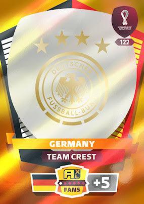 FIFA World Cup Qatar 2022#122 Team Crest (Germany) Adrenalyn XL