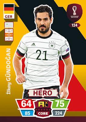 FIFA World Cup Qatar 2022#124 Ilkay Gundogan (Germany) Hero Adrenalyn XL