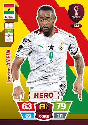 FIFA World Cup Qatar 2022#133 Jordan Ayew (Ghana) Hero Adrenalyn XL