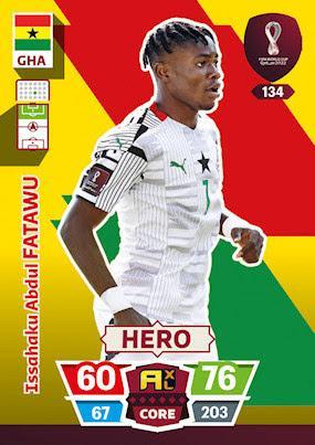 FIFA World Cup Qatar 2022#134 Issahaku Abdul Fatawu (Ghana) Hero Adrenalyn XL