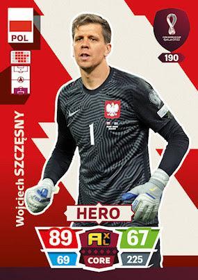 Футбол Карточка ЧМ Катар/Qatar 2022 №190 Войцех Щенсный/Szczesny (Польша)