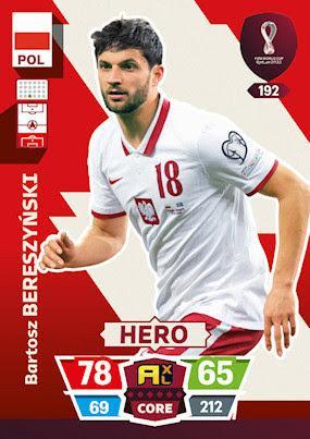 Футбол Карточка ЧМ Катар/Qatar 2022 №192 Бартош Берешиньский/Bereszynski (Польша