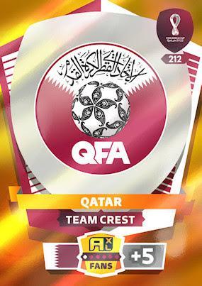 Футбол Карточка ЧМ Катар/Qatar 2022 №212 Командный герб Катар/Qatar