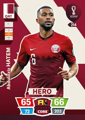 Футбол Карточка ЧМ Катар/Qatar 2022 №214 Абдулазиз Хатем/Abdulaziz Hatem/Катар