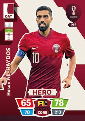 Футбол Карточка ЧМ Катар/Qatar 2022 №215 Хассан аль-Хаидос/Hasan Al-Haydos/Катар