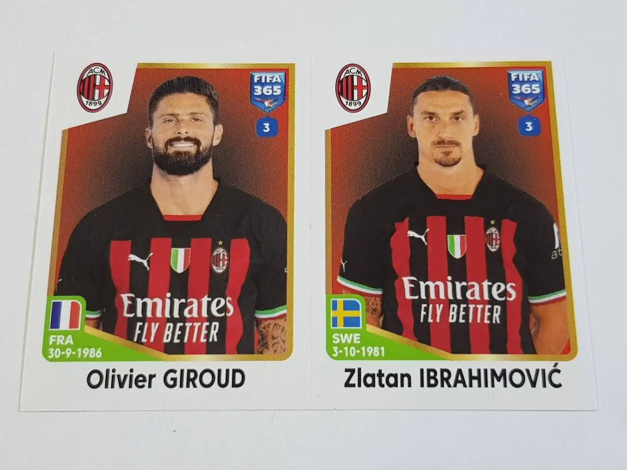 FIFA 365 2023 №336 Olivier Giroud / Zlatan Ibrahimovic