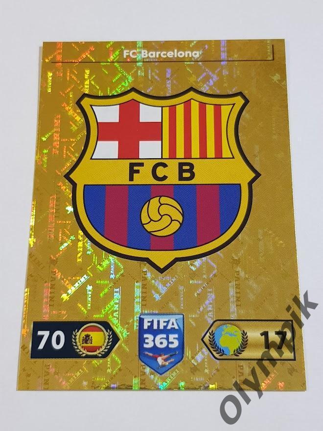 FIFA 365 2023 №156 Эмблема FC BARCELONA Испания