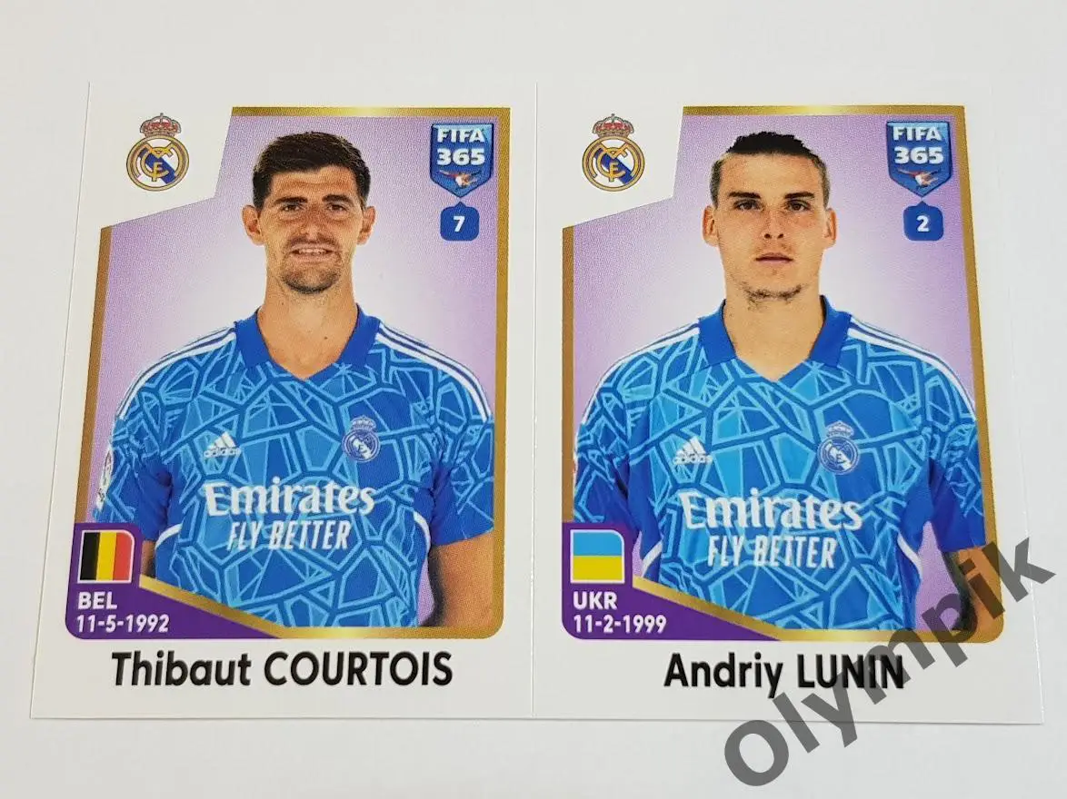 FIFA 365 2023 №166 COURTOIS / LUNIN / REAL MADRID Испания